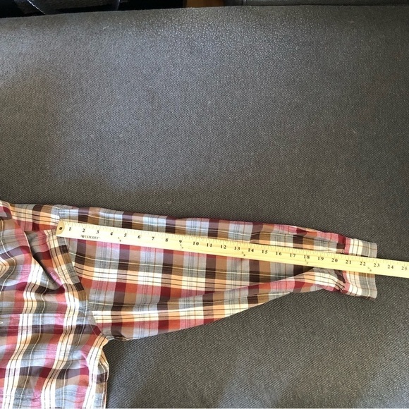 Woods & Gray earthy brown plaid button down shirt XL - Picture 8 of 8